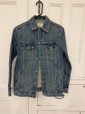 GRLFRND BARNEY’S NEW YORK BOYFRIEND DENIM JACKET SZ XS